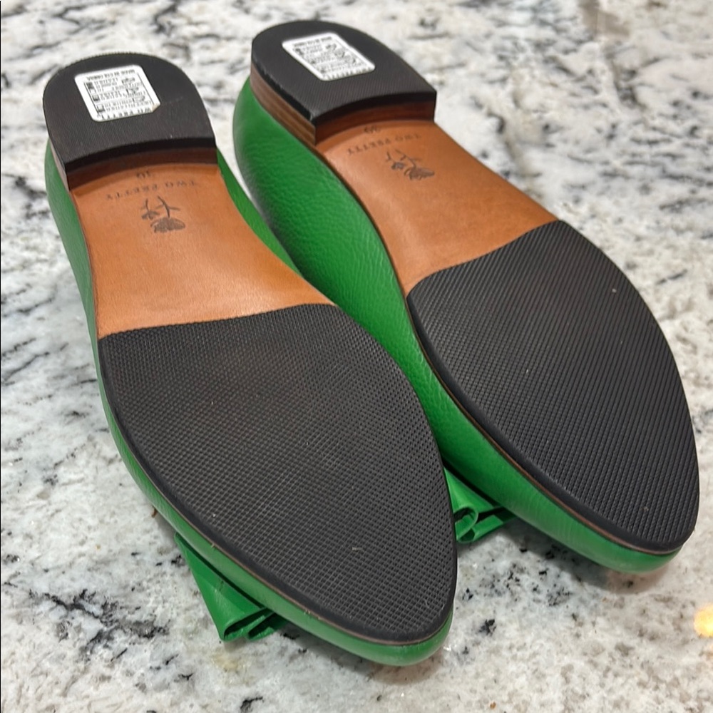 Genuine Leather Flats with Bow - Picture 13 of 15